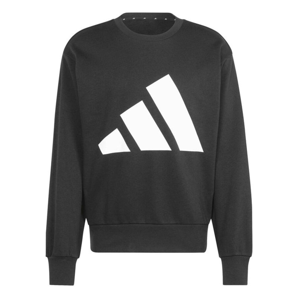 Adidas Mens Logo Crew Neck Sweatshirt / Black